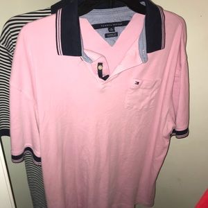 Tommy Hilfiger XL pink polo shirt men’s